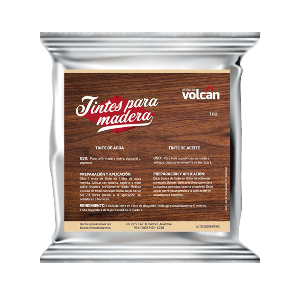 Tinte Volcan en Polvo Base Agua